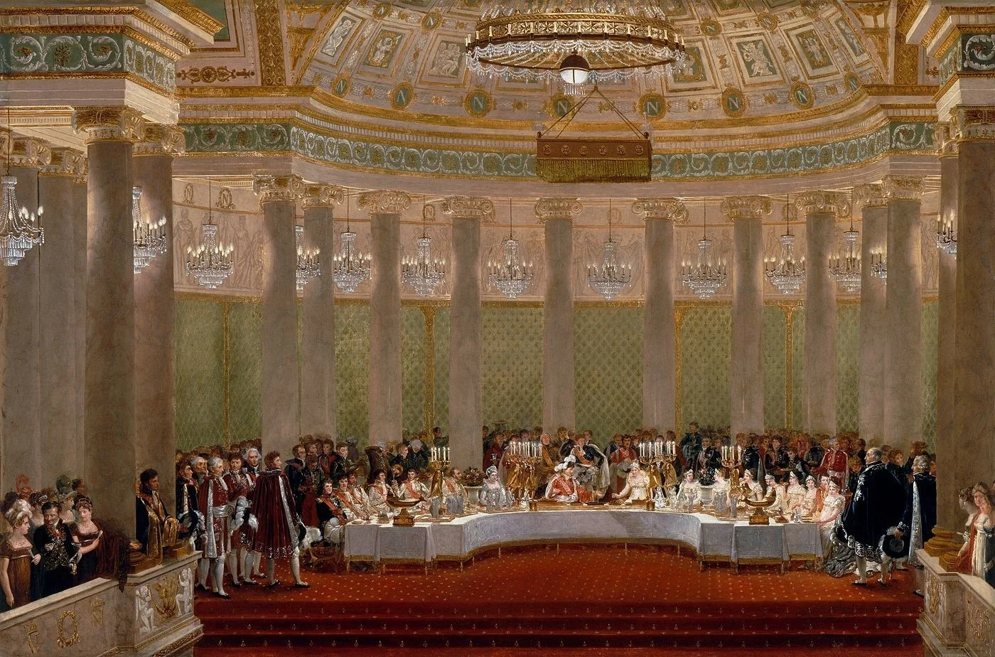 The Wedding Banquet of Napoleon and Marie Louise, detail
