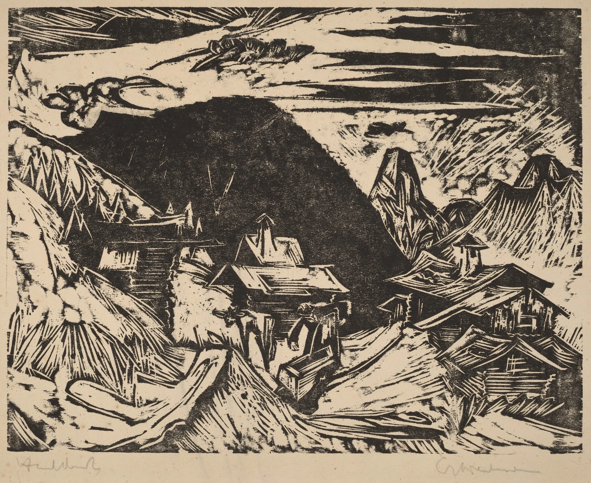 Alpine Pasture, detail