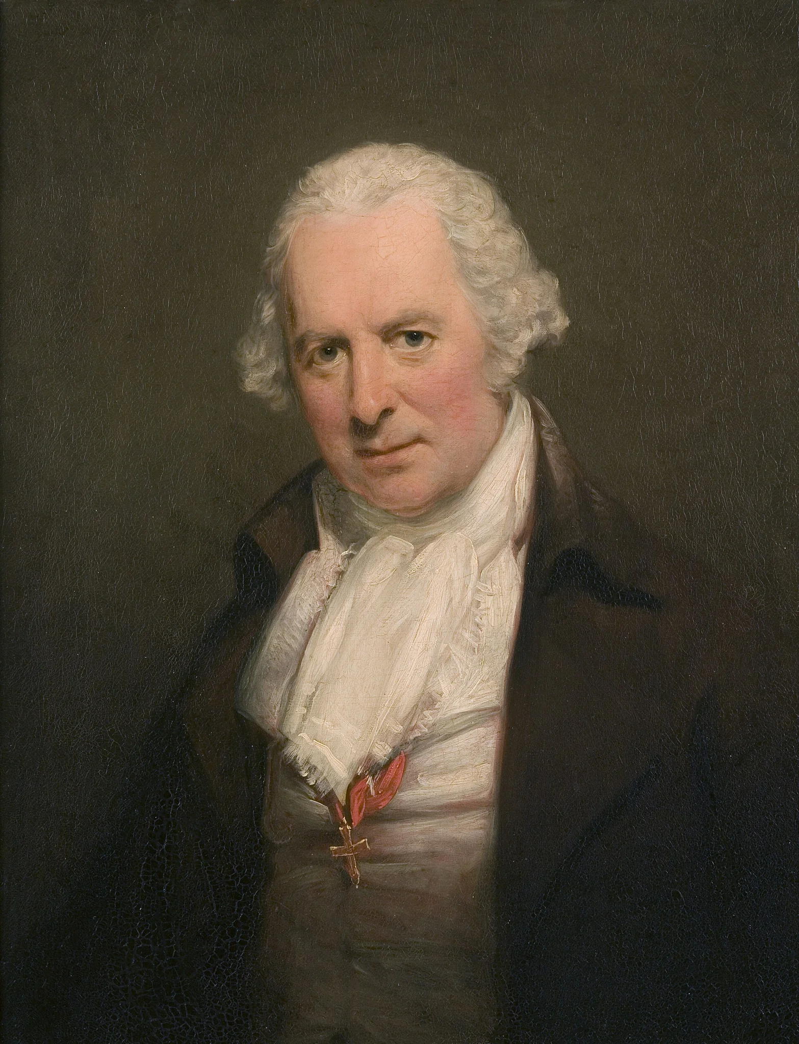 Portrait of the Dentist Bartholomew Ruspini, detail