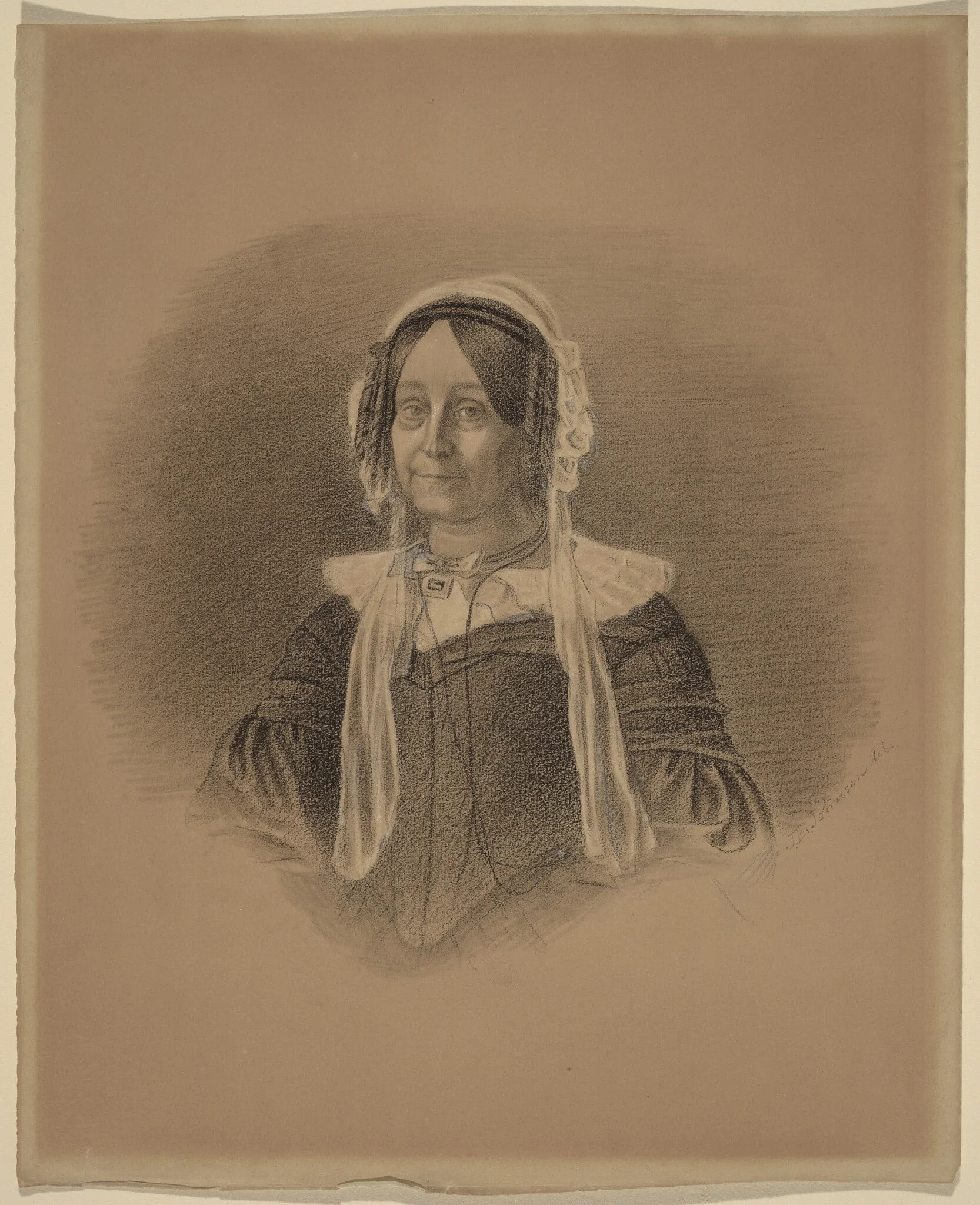 Portrait of an Old Woman, detail