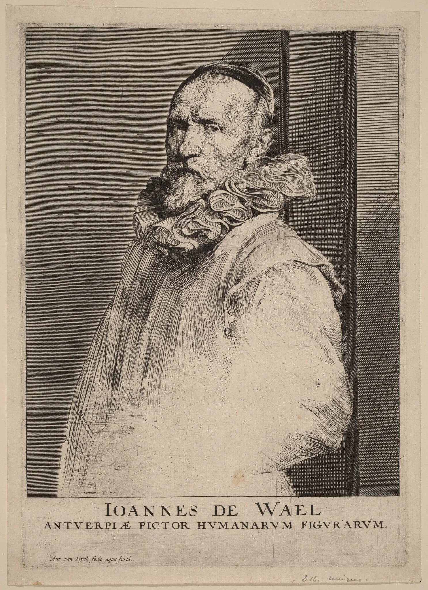 Jan de Wael, detail
