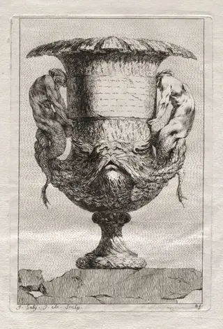 Suite of Vases:  Plate 29, by Jacques François Saly, 1746
