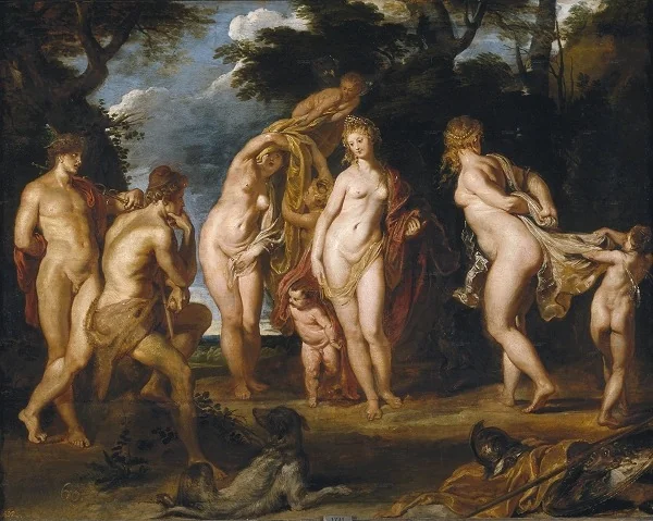 The Judgement of Paris, detail