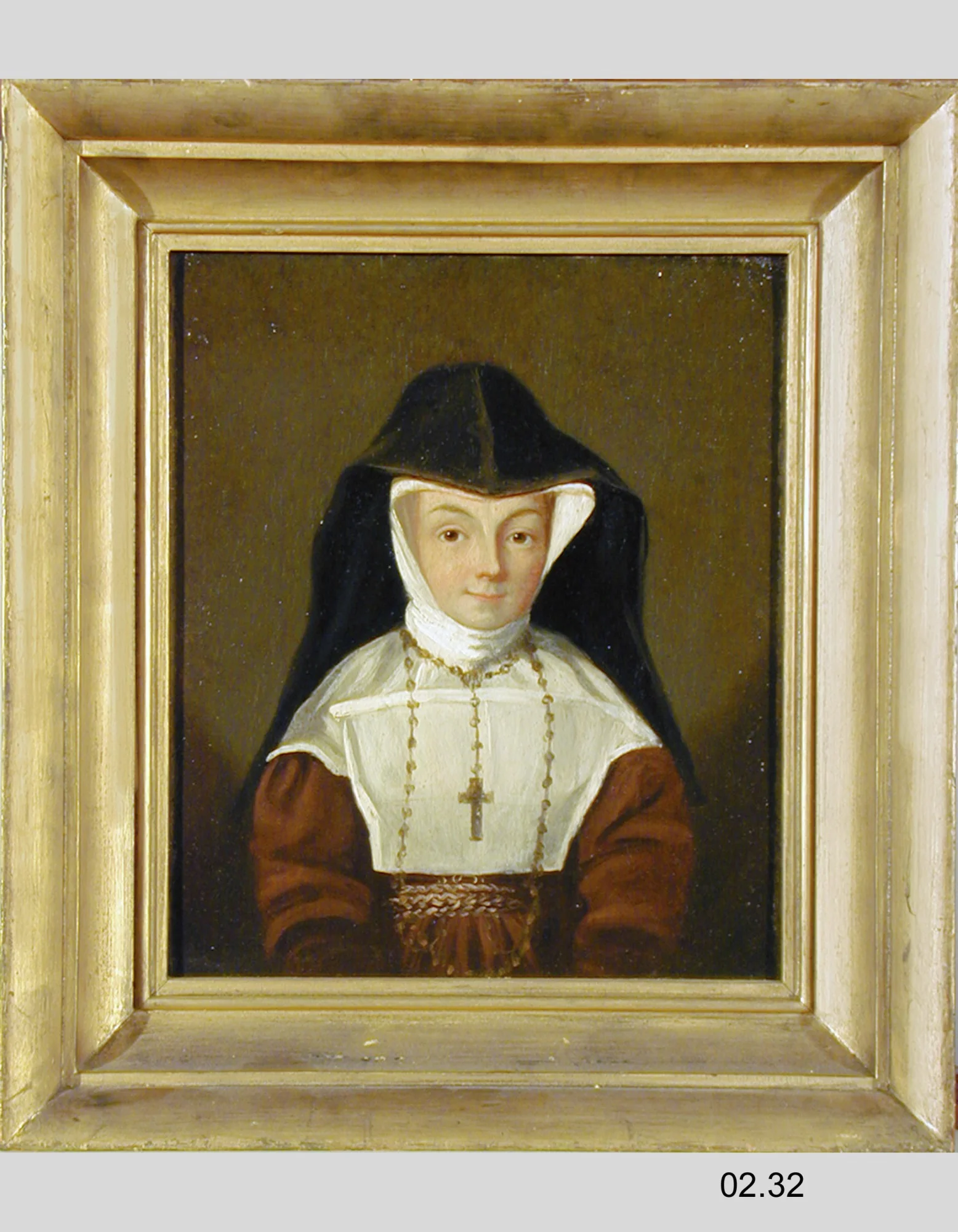 Marie France Vindevogel, First Abbess of the St. Clair Sisters, detail