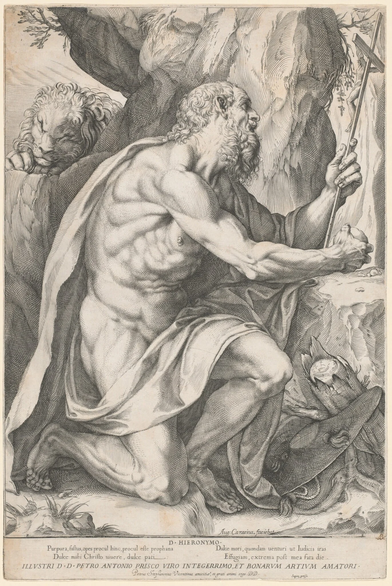 Saint Jerome, detail