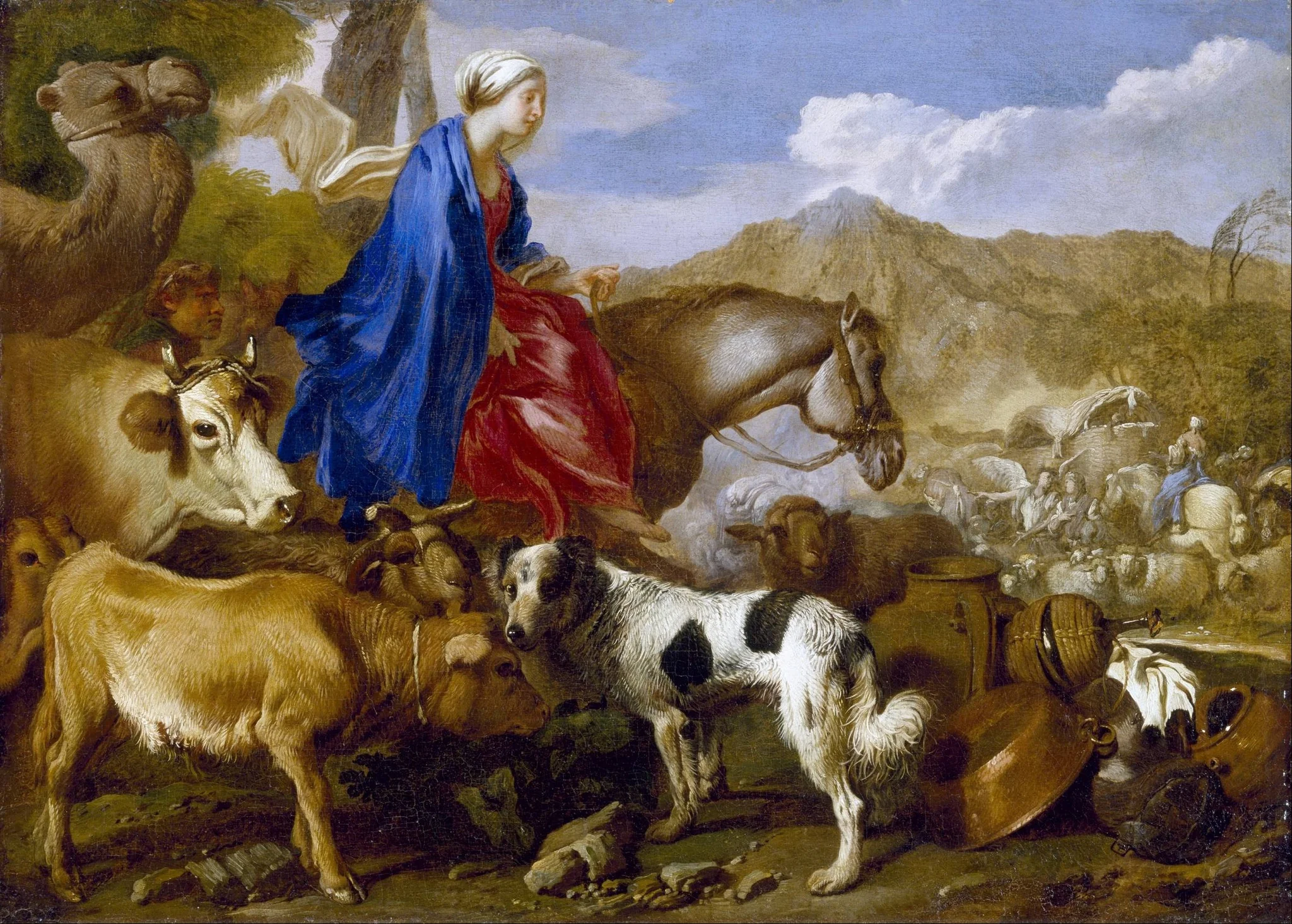 Journey of Rebecca, detail