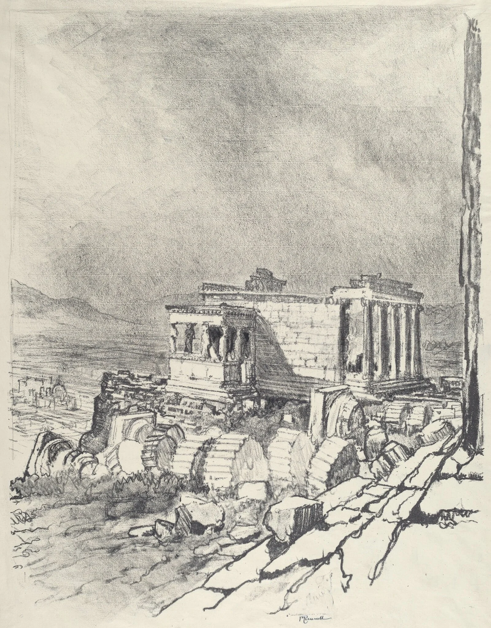 The Erechtheum, detail