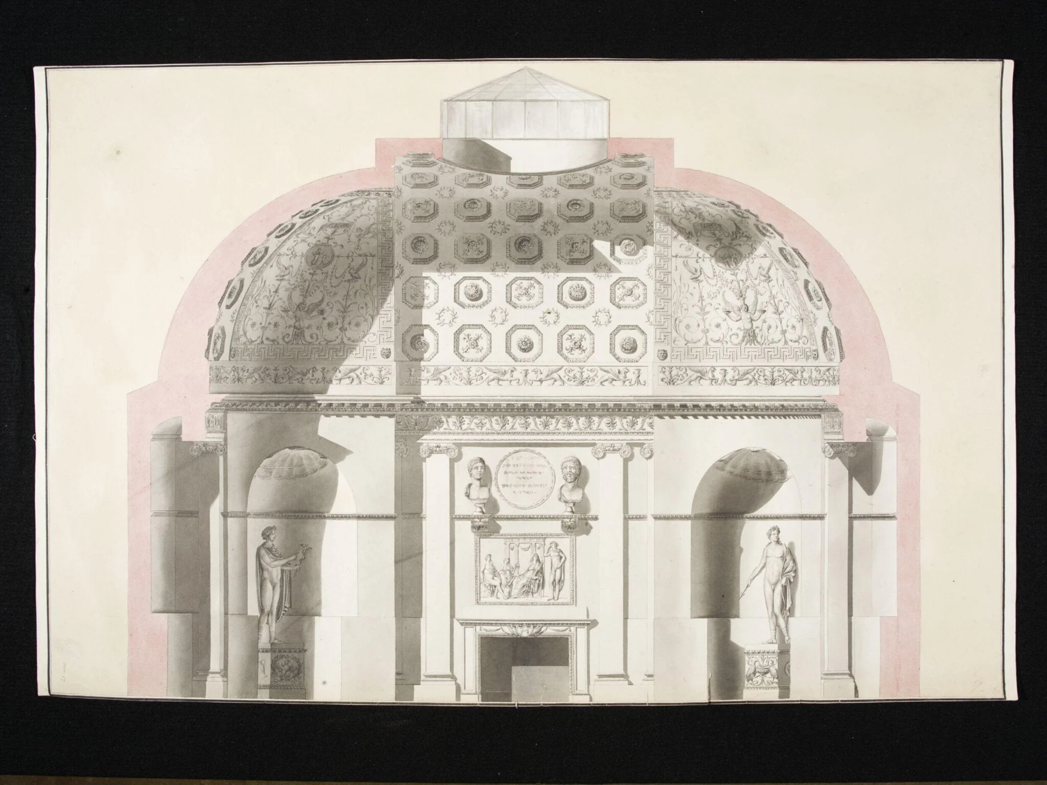 Design for an Antique Gallery, detail