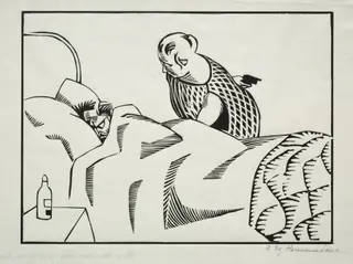 You are sure my dear that you cannot think of anything more to help the pain?, by Hermann Paul, 1924