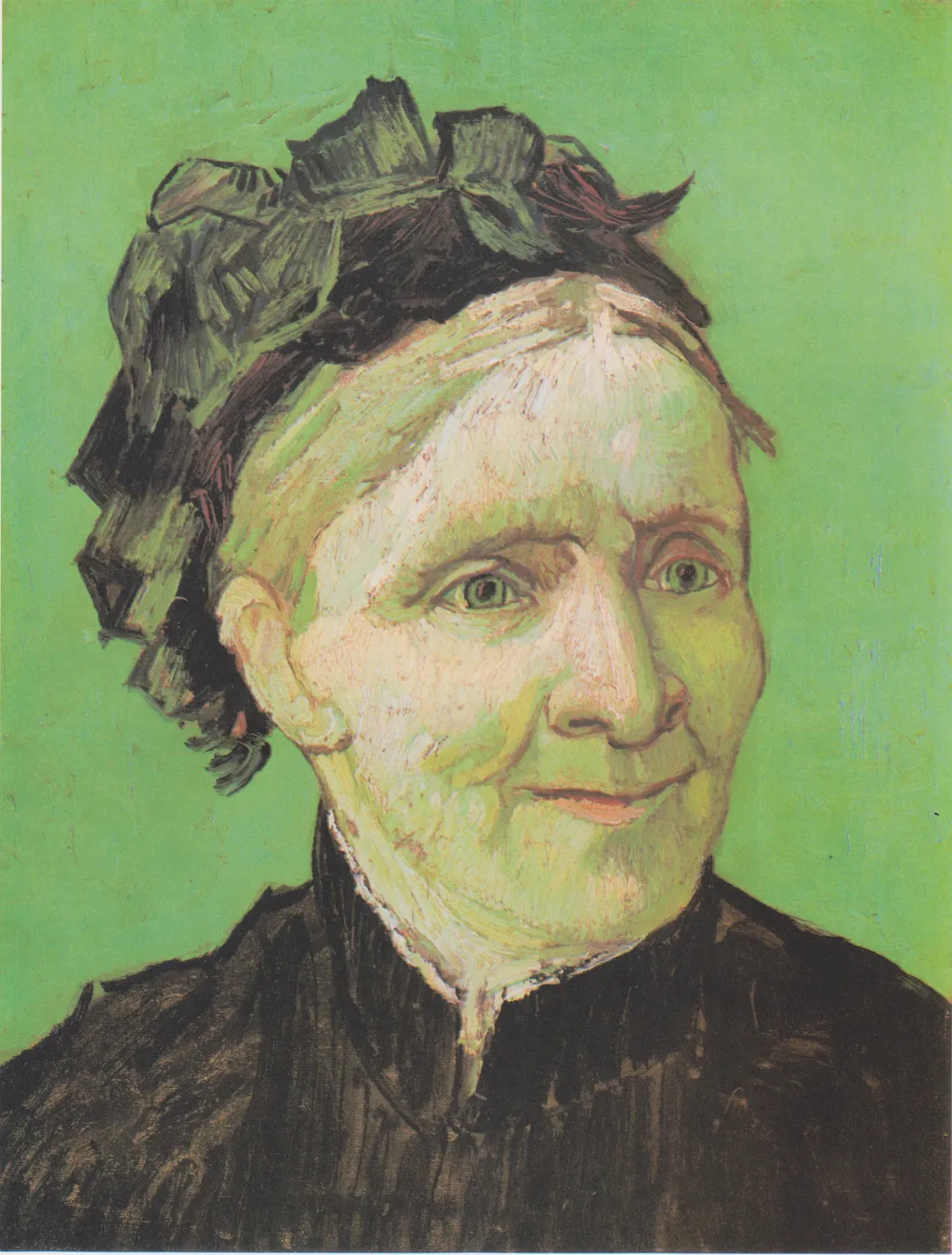 Portrait of the Artist's Mother, by Vincent van Gogh, oil, 1888
