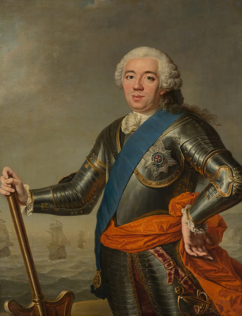 Posthumous Portrait of William IV (1711-1751), by Joseph Aved, oil, 1751