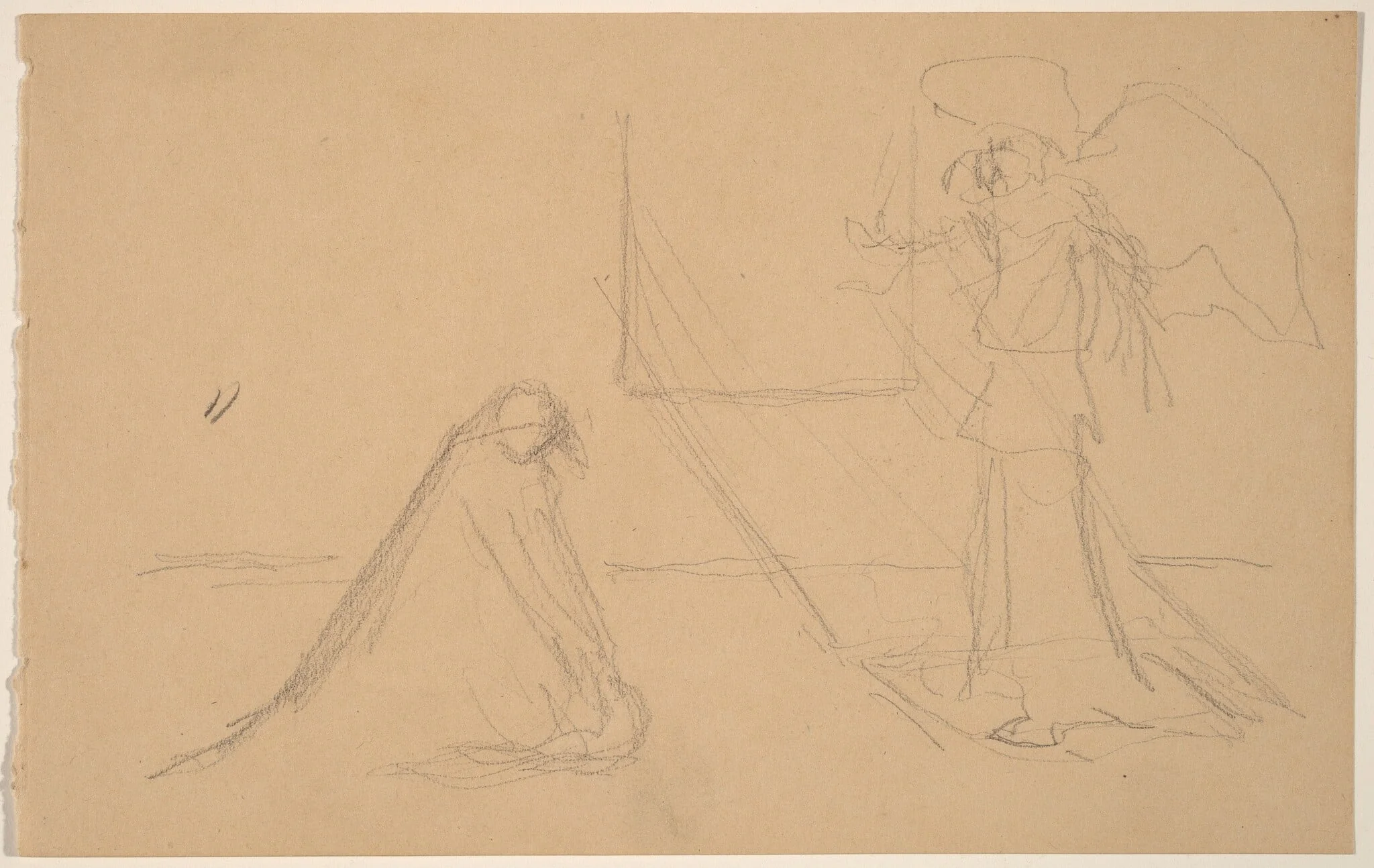 Study of Figures, detail