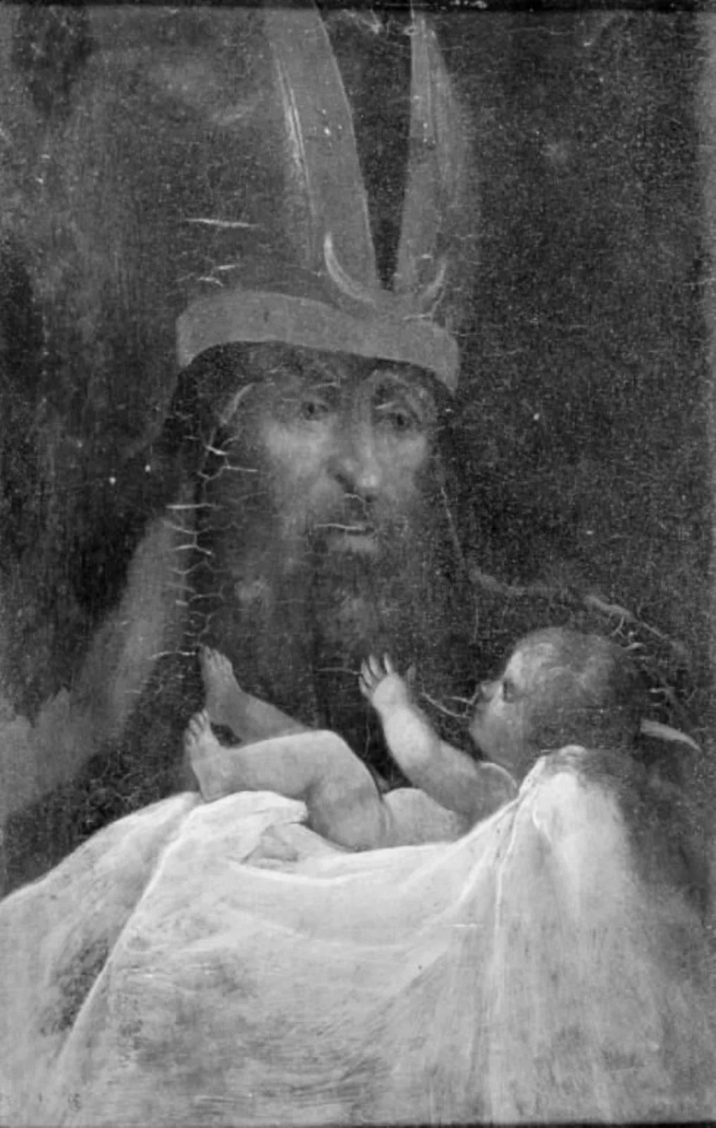 Den gamle Simeon med Jesusbarnet, detail