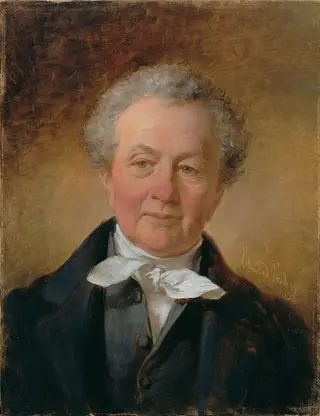 Bartholomäus Denk, by Eduard Ender, oil, 1858