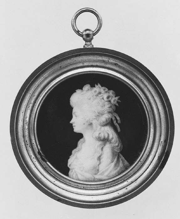 Portrait of a Young Woman, detail
