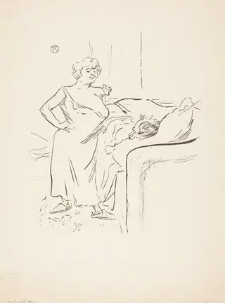 Man and Woman, by Henri de Toulouse-Lautrec, 1882