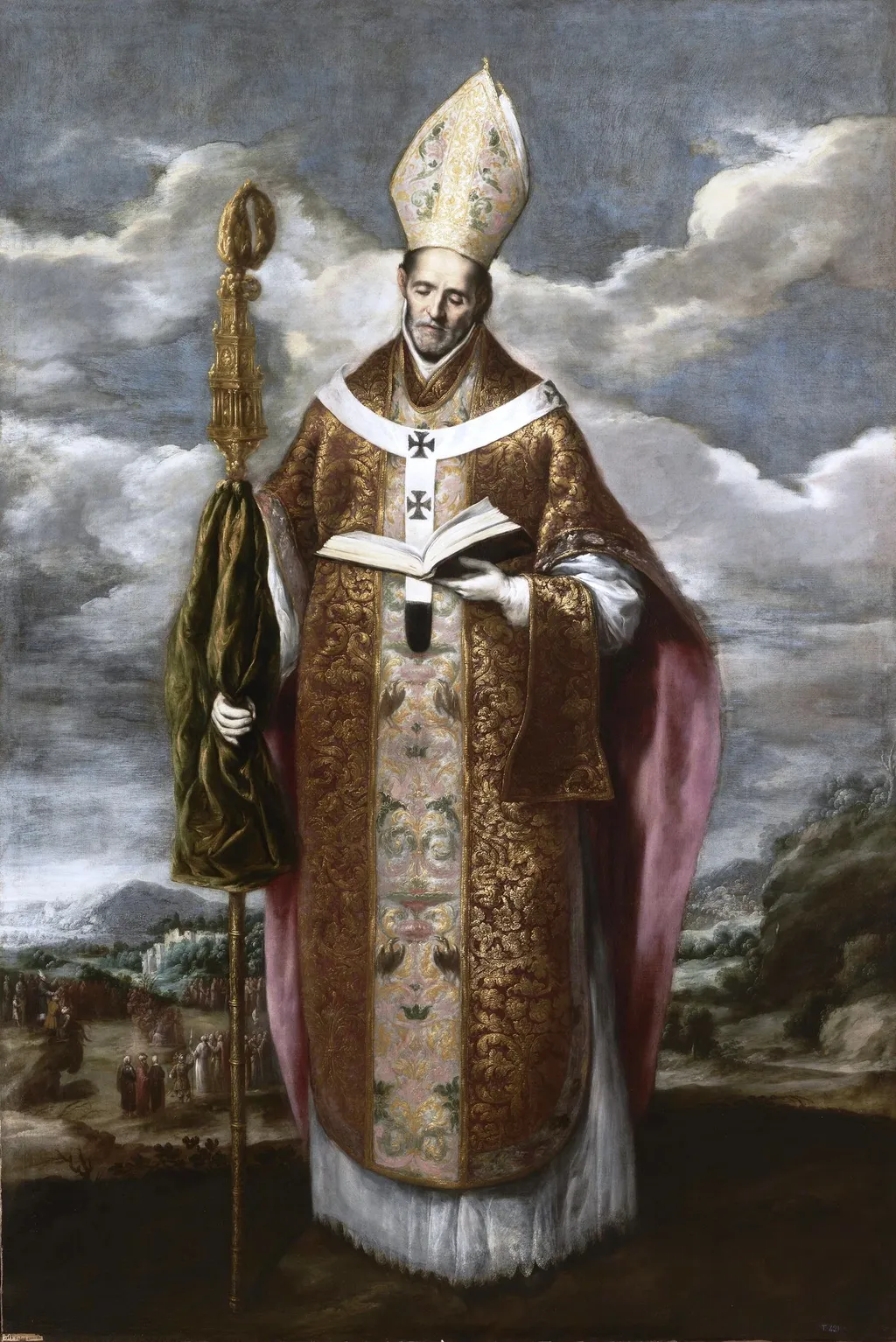 Saint Eugenius, by El Greco, oil