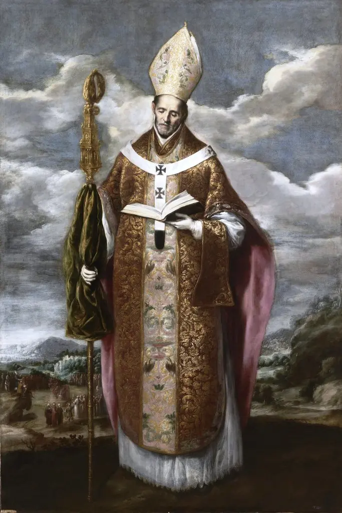 Saint Eugenius, by El Greco, oil