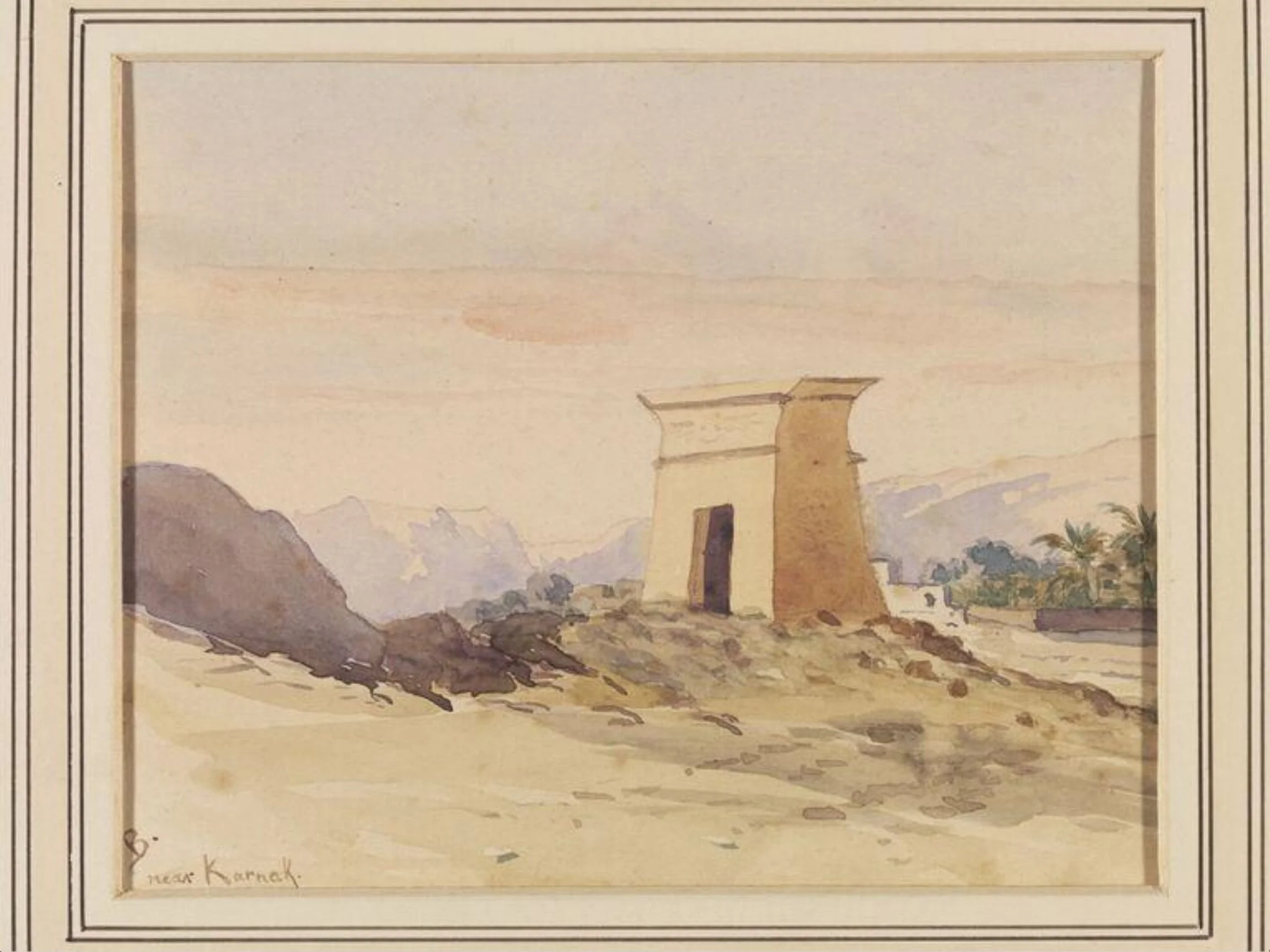 Near Karnak, detail