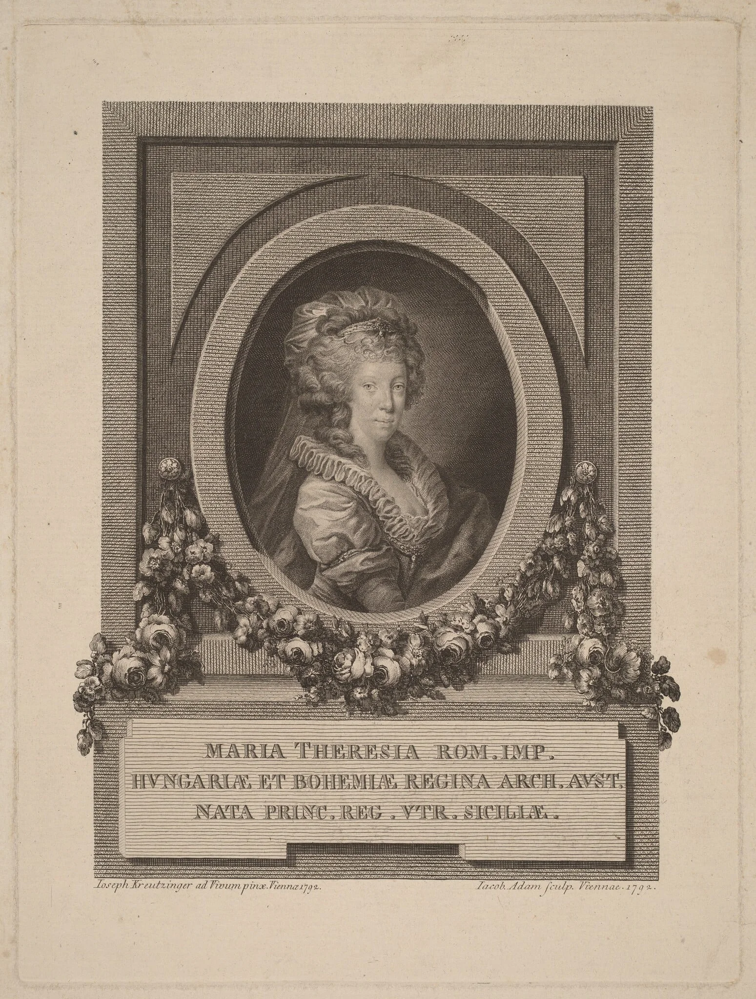 Marie-Thérèse, Holy Roman Empress, detail