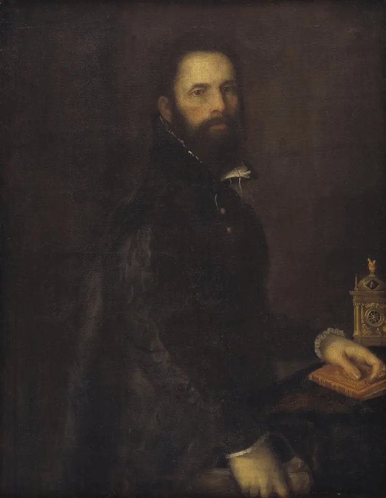 Portrait of Antonio Galli, by Federico Barocci, oil, 1600