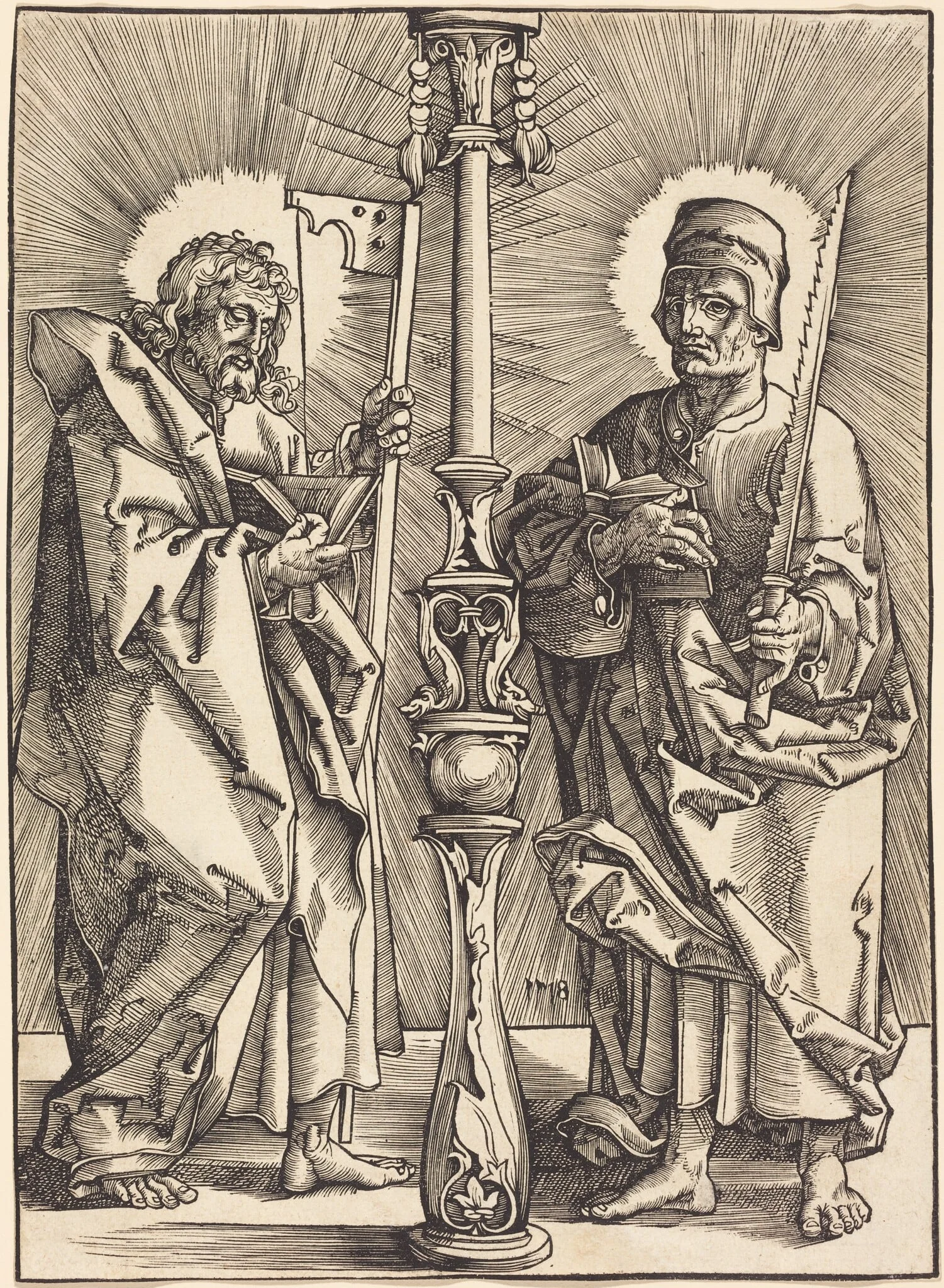 Saint James the Less and Saint Simon, detail