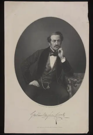 Gustavus Vaughan Brooke, by Daniel J. Pound, 1848