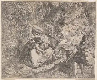 The Rest on the Flight into Egypt, by Camillo Procaccini, 1588