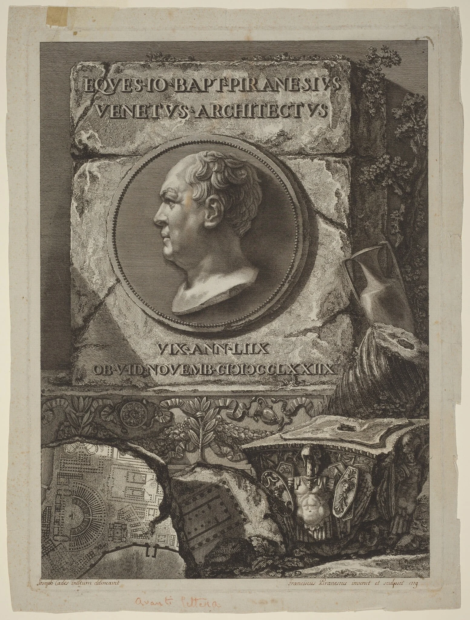 Giovanni Battista Piranesi, detail