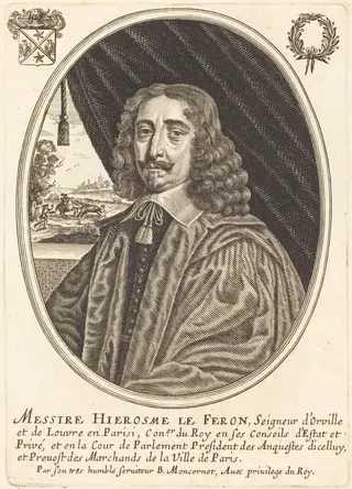 Jean Le Feron, by Balthasar Moncornet, ink, 1634