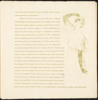 Yvette Guilbert, by Henri de Toulouse-Lautrec, ink, 1894