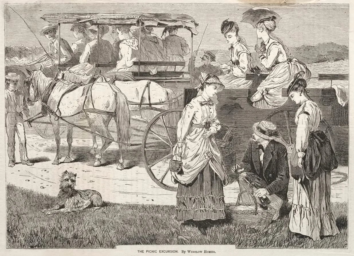 The Picnic Excursion, detail