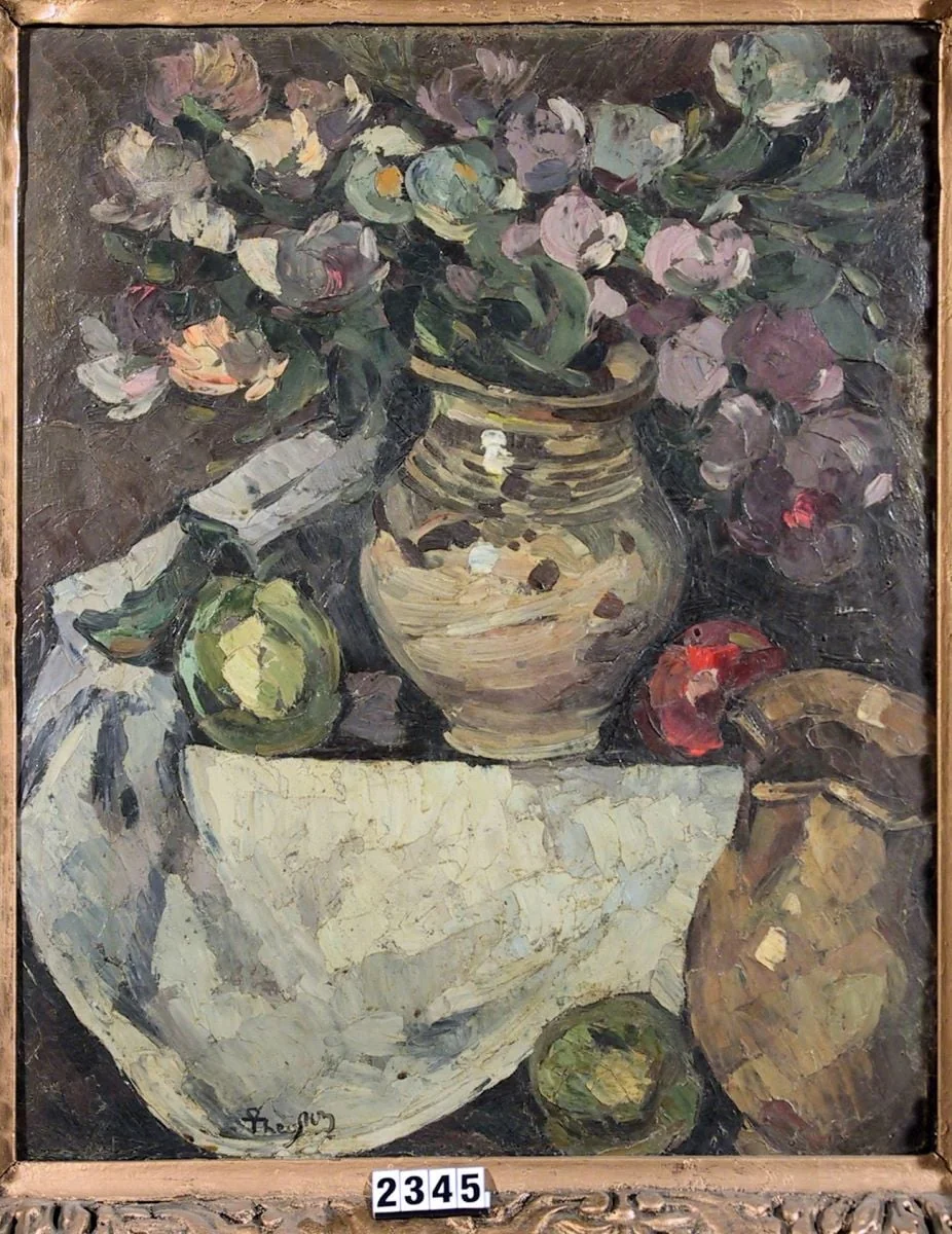 Vas cu flori, detail
