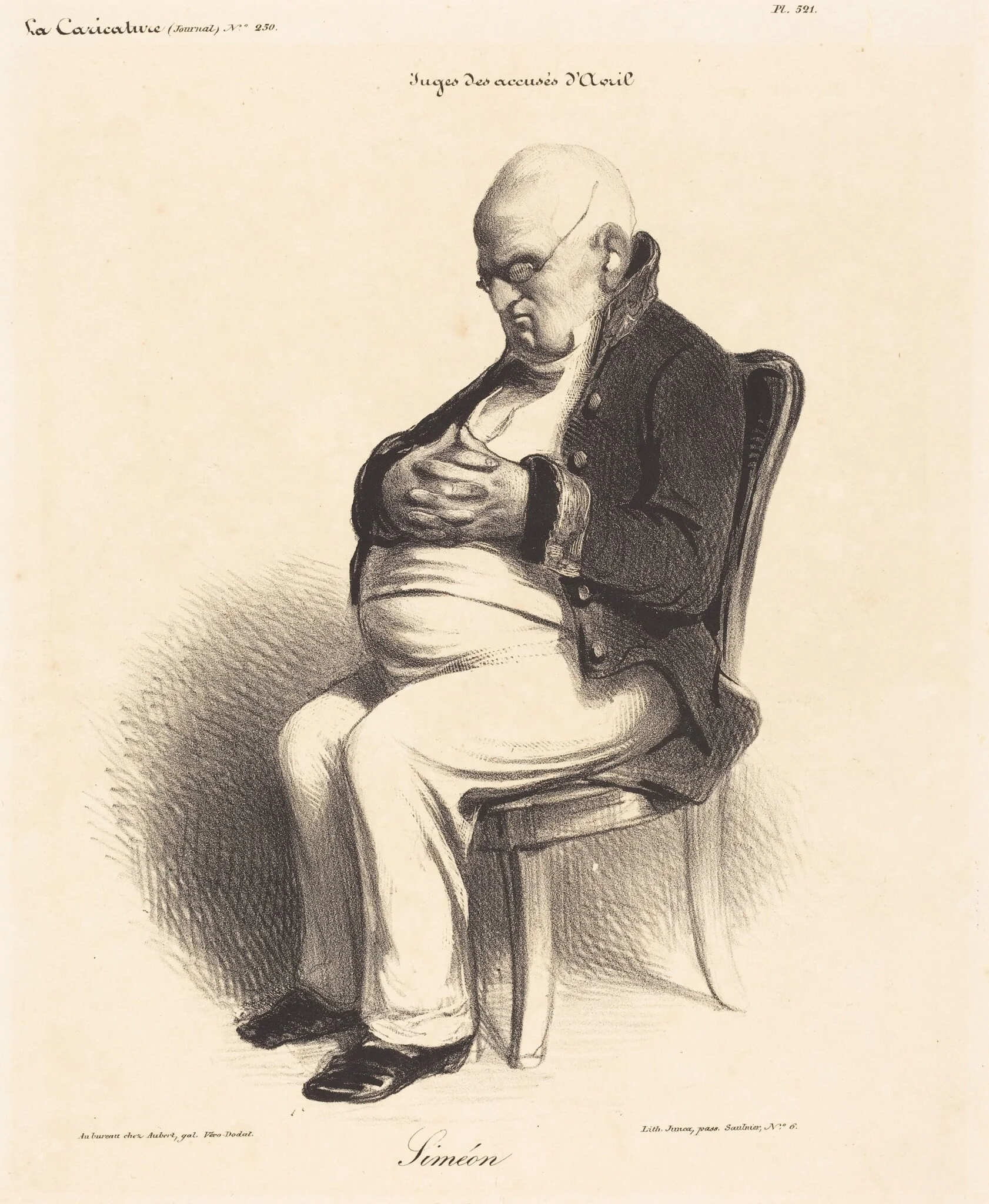 Comte J.-Jérome Siméon, detail