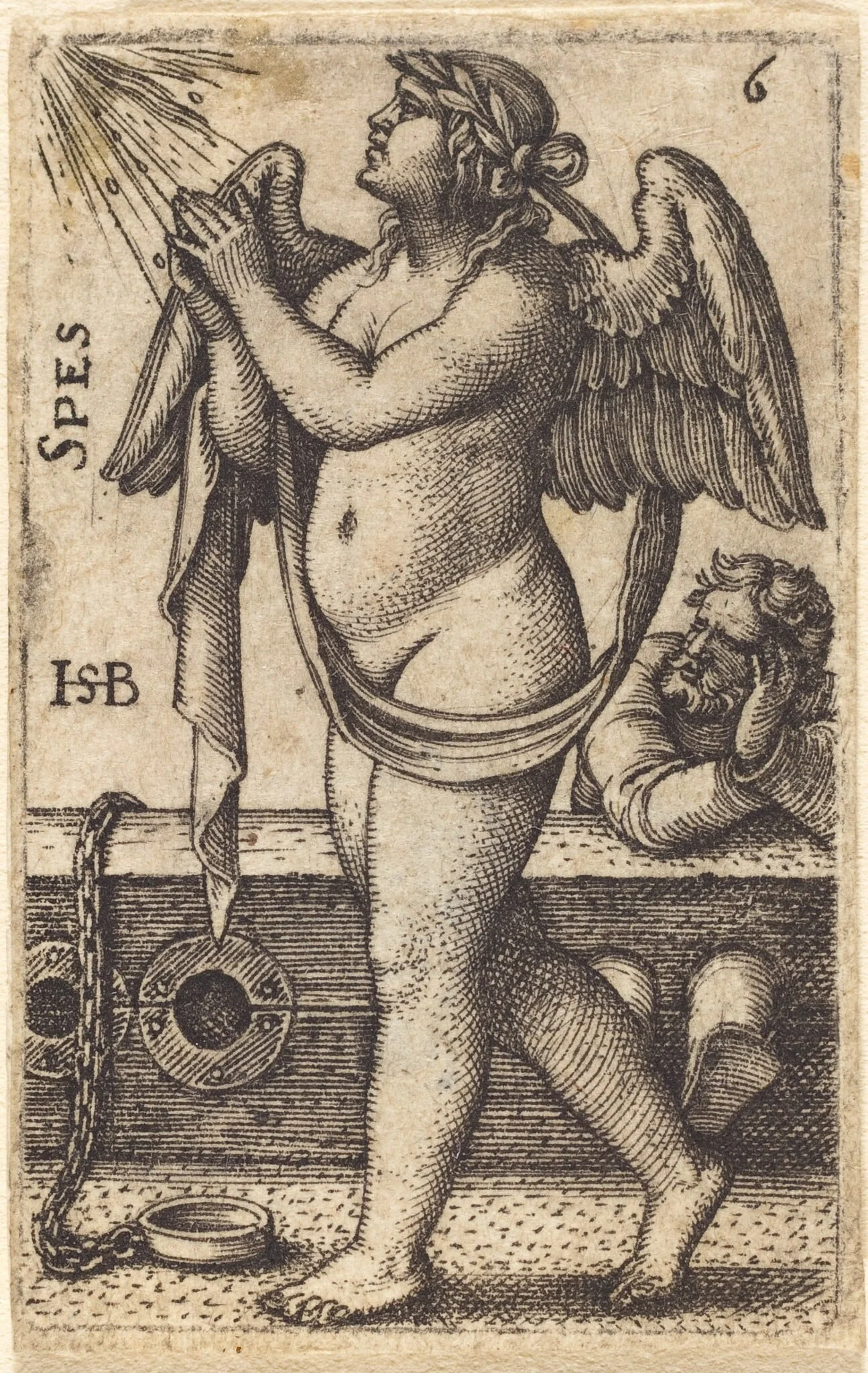 Spes (Hope), detail