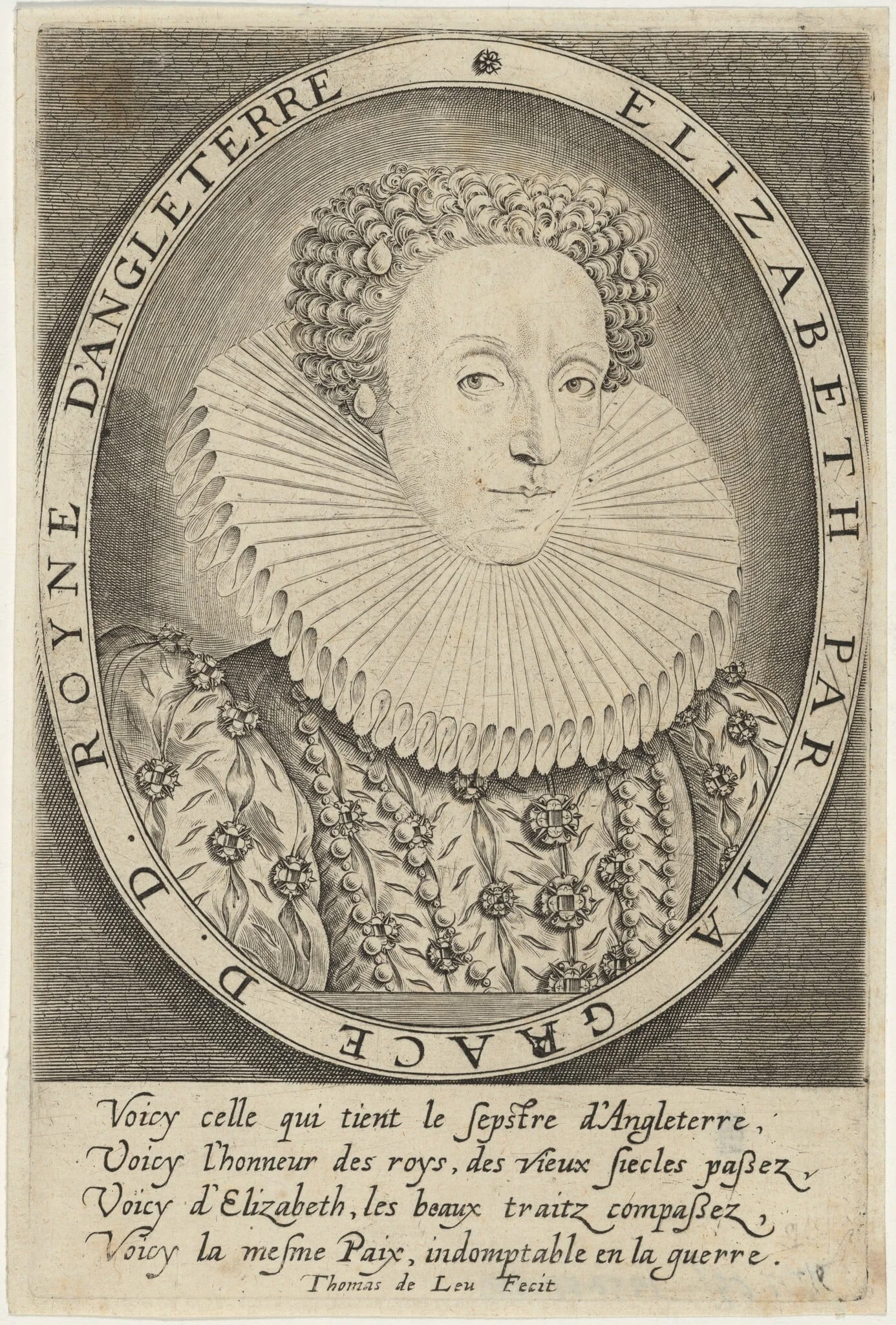 Queen Elizabeth, detail