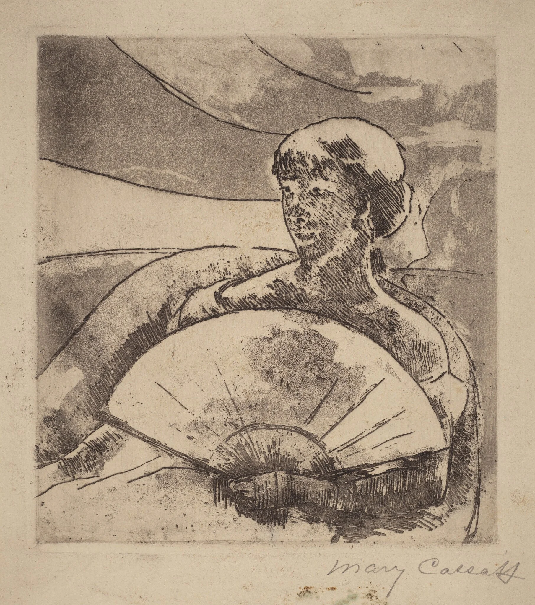 In the Opera Box (No. 3), detail
