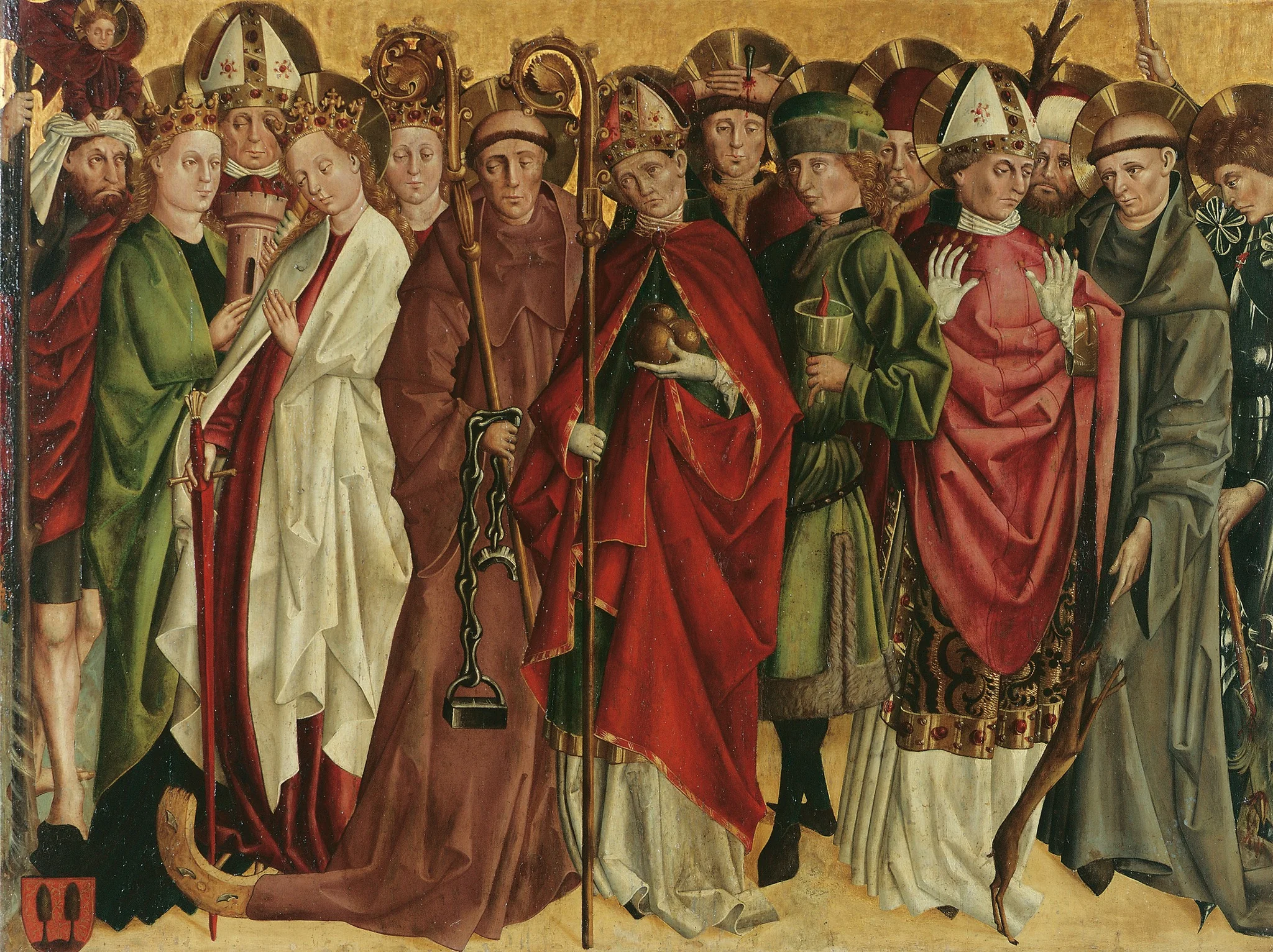 Die vierzehn Nothelfer, detail