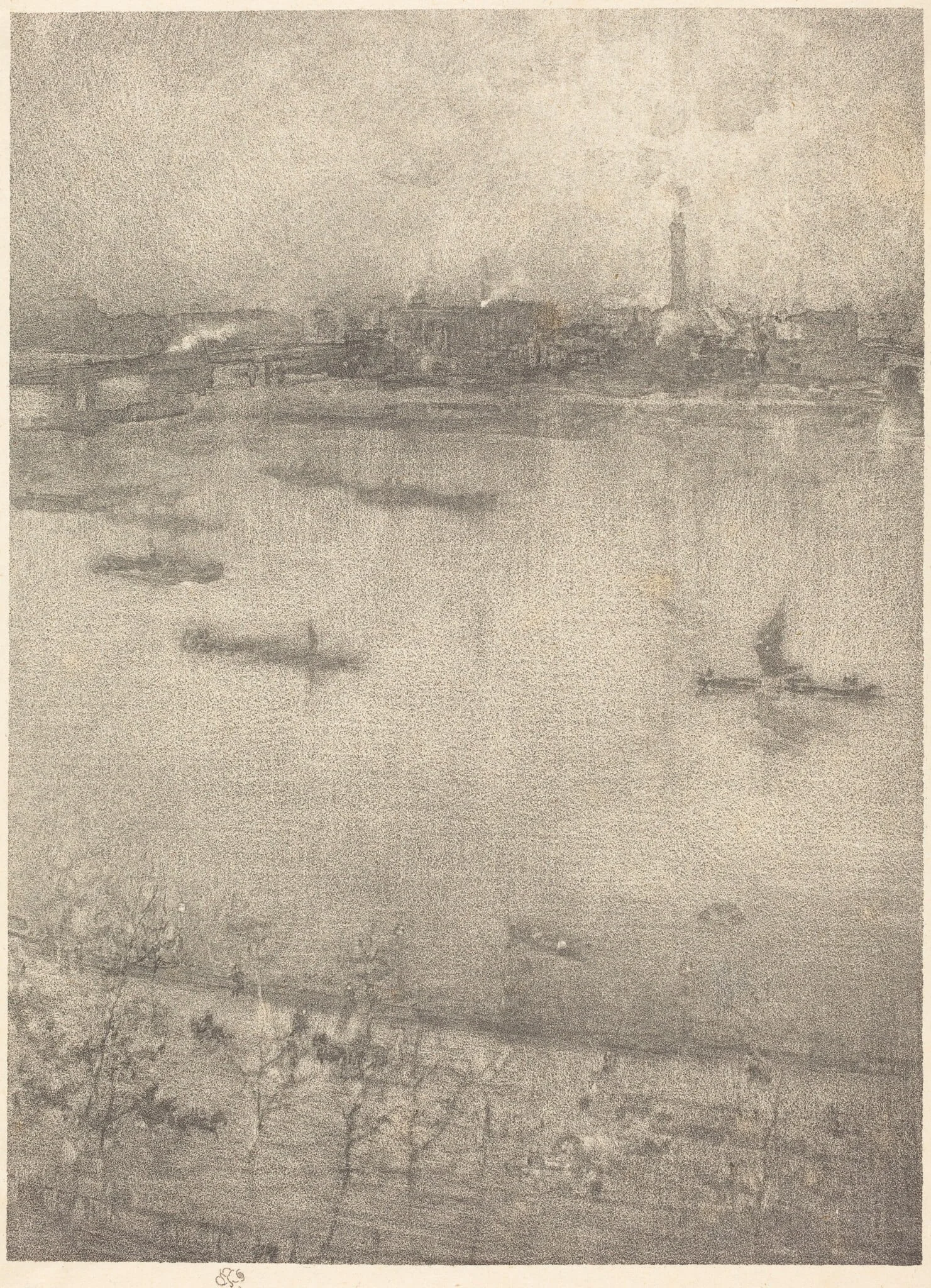 The Thames, detail
