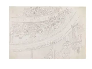 Drury Lane, by Daniel Maclise, 1825