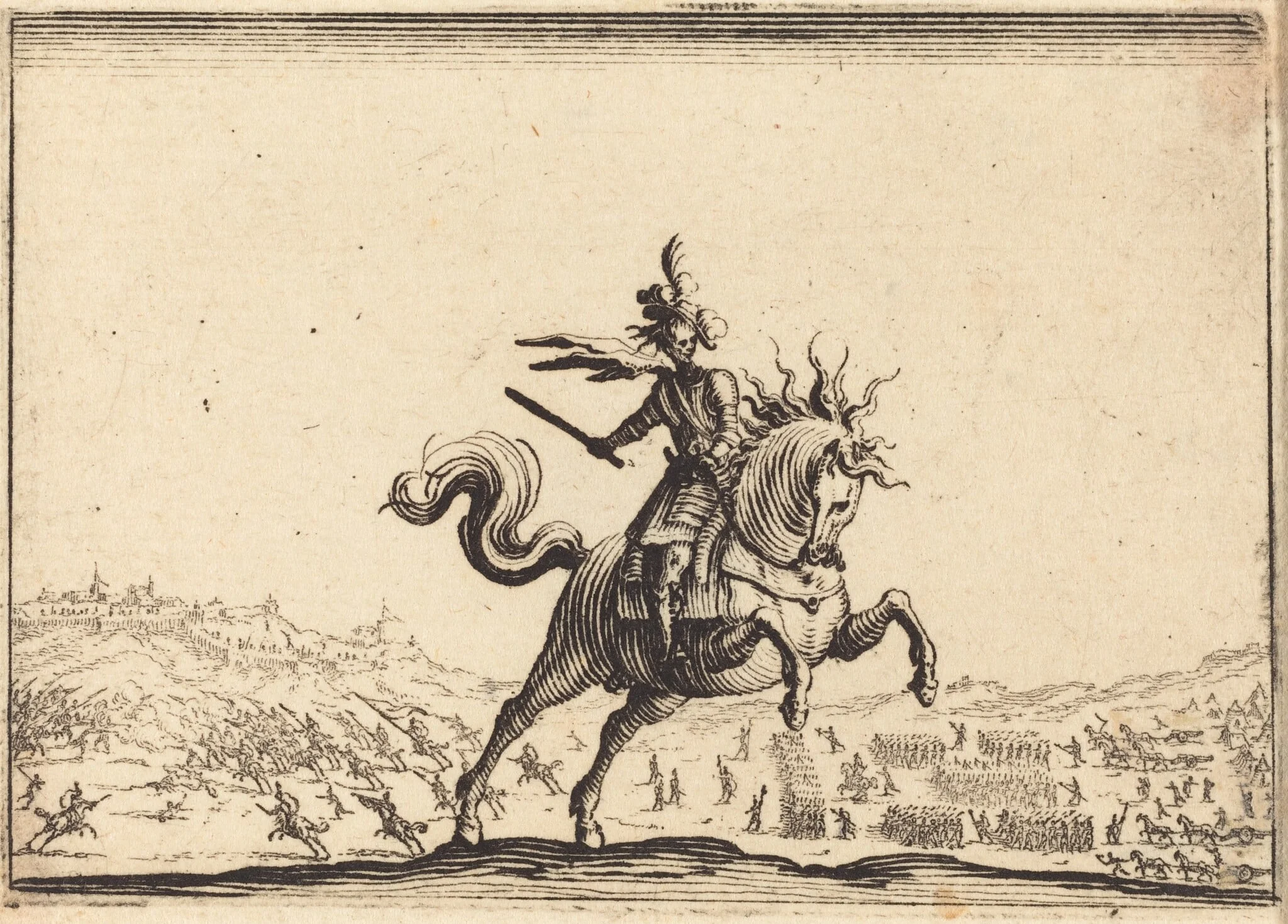 Military Commander on Horseback, detail