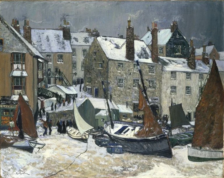Winter, St. Ives, detail