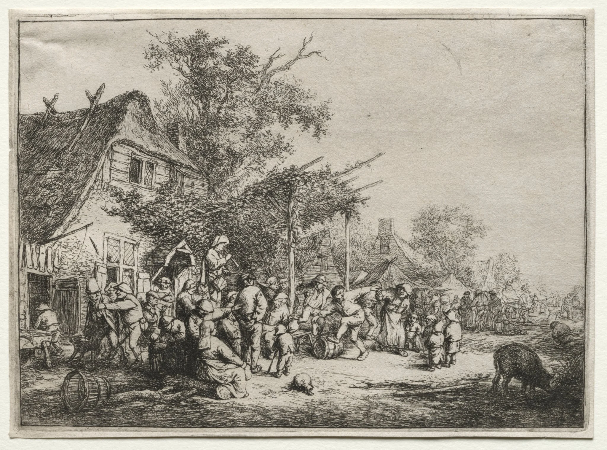 Festival Under the Trellis, detail