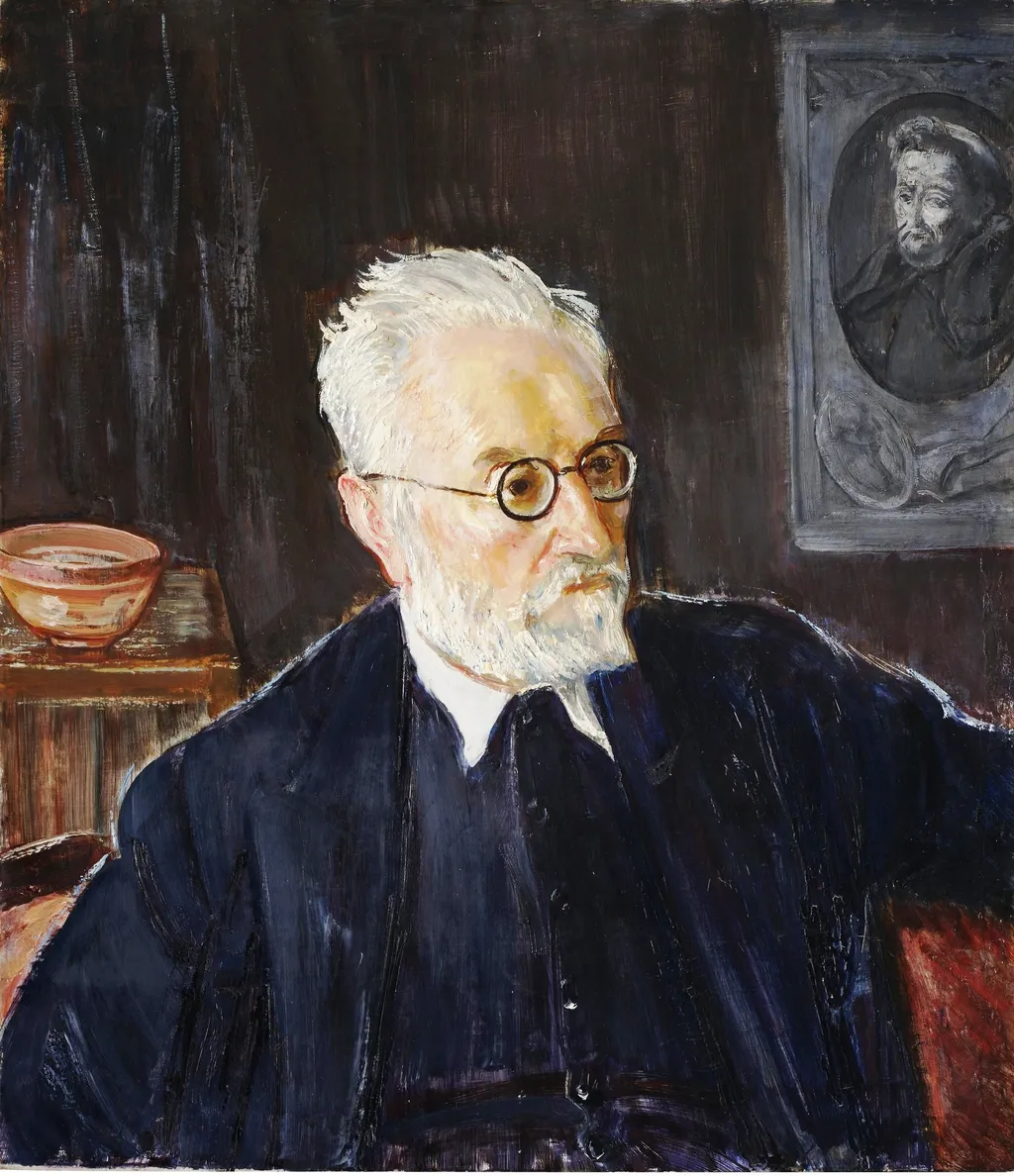 Miguel de Unamuno, by Maurice Fromkes, oil, 1925