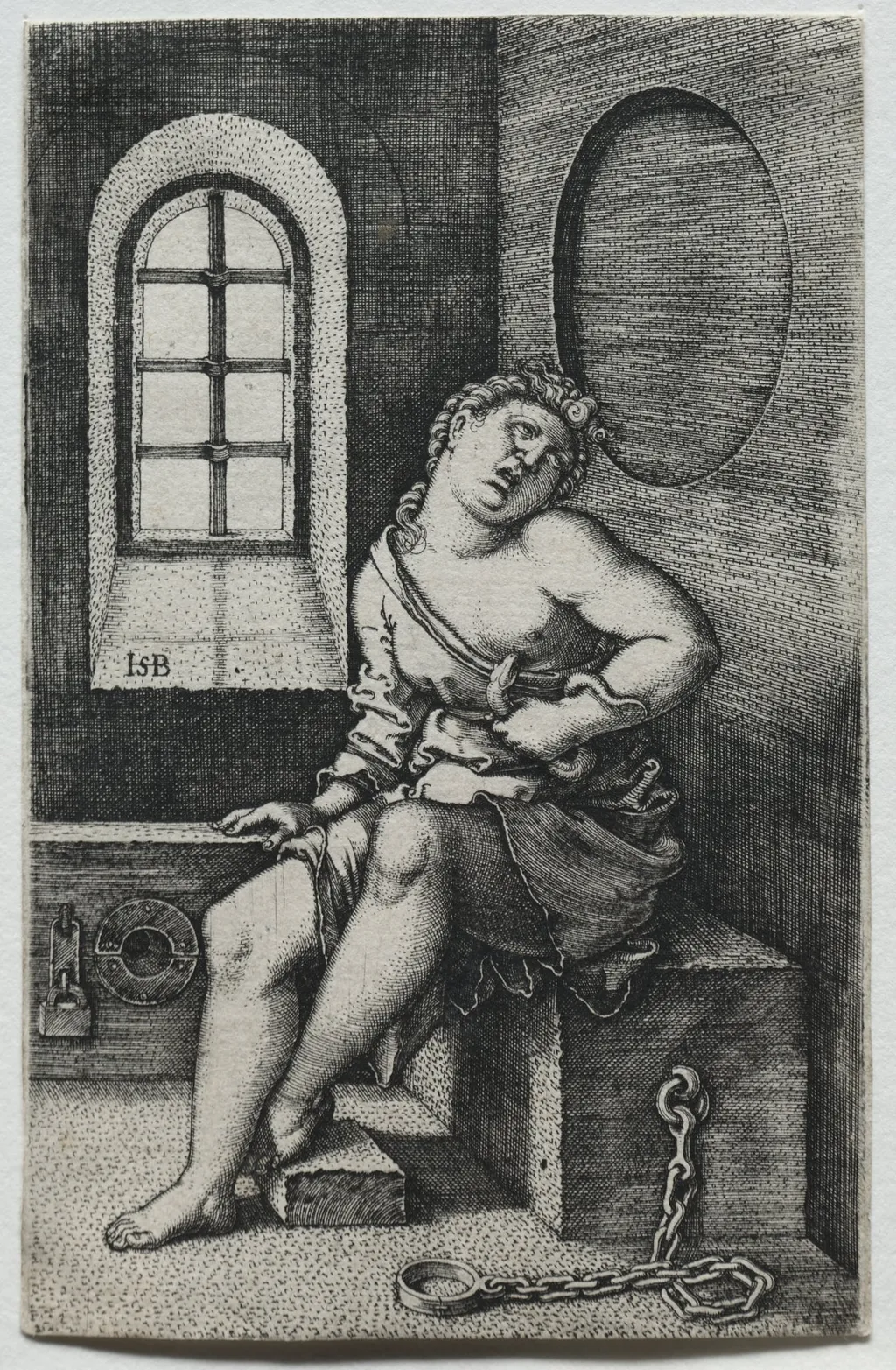 Cleopatra, by Sebald Beham, 1535