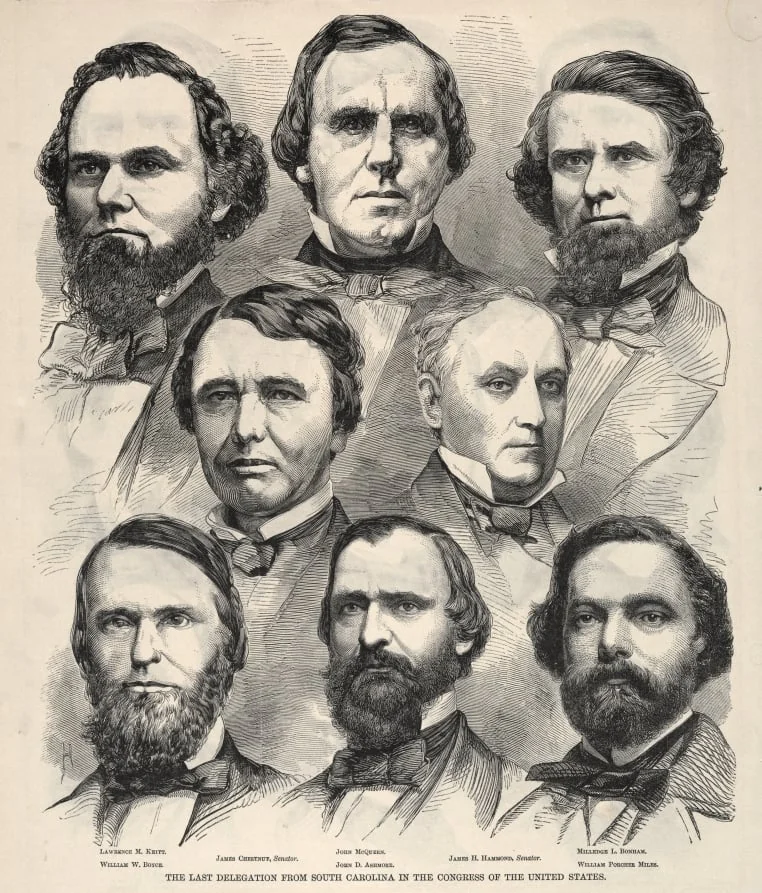 The Last Delegation from South Carolina in the Congress of the United States, detail