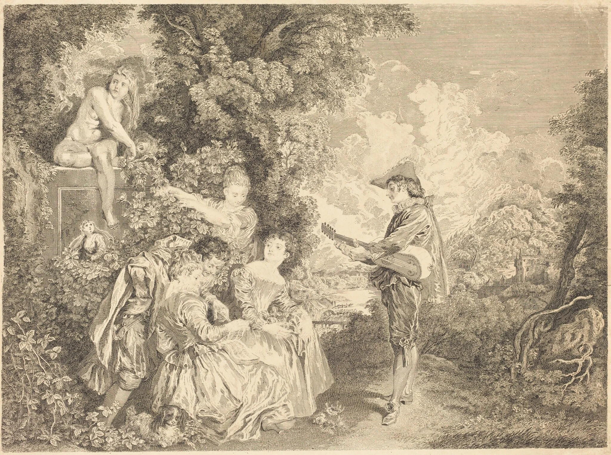 Lecon d'amour, detail