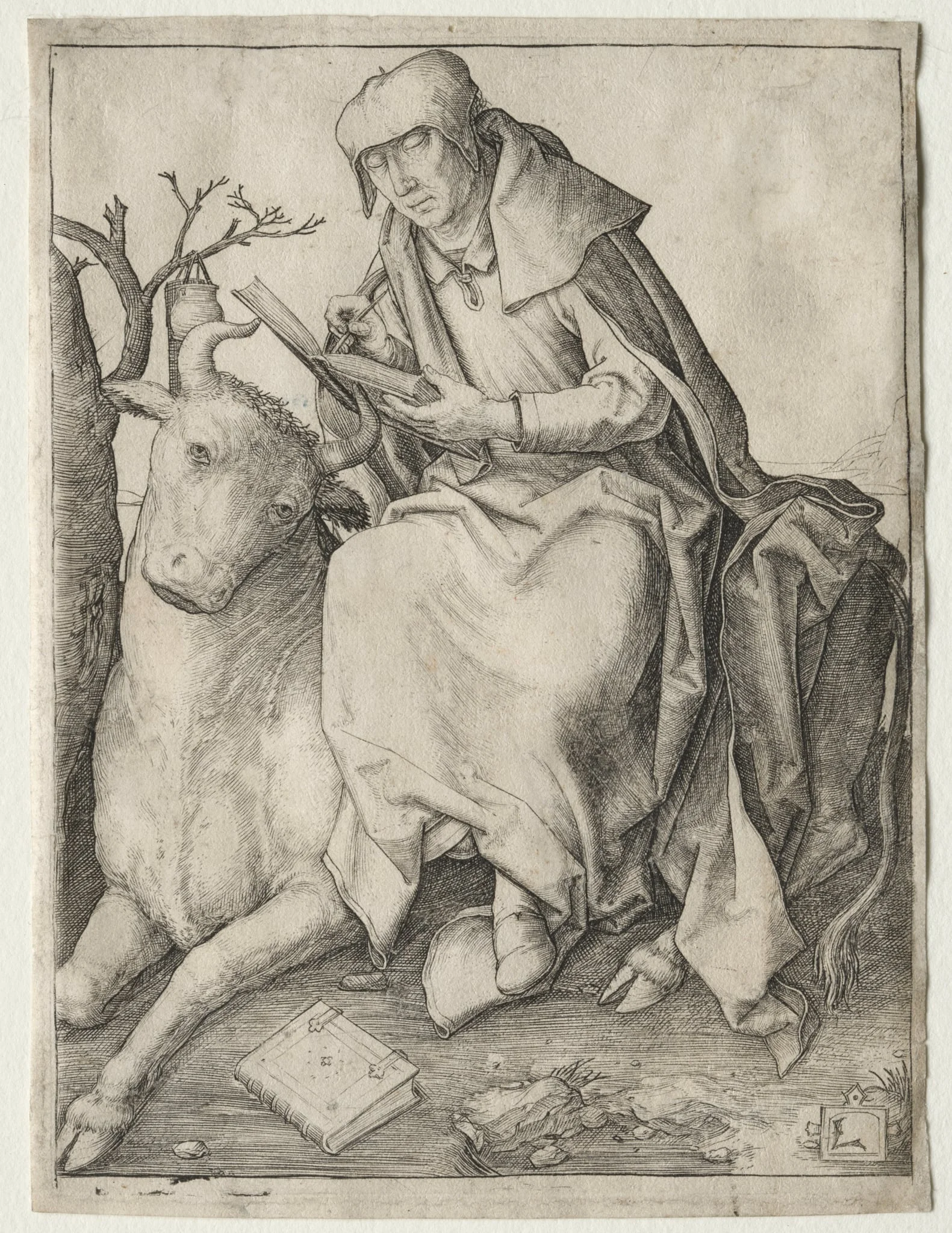 St. Luke, detail