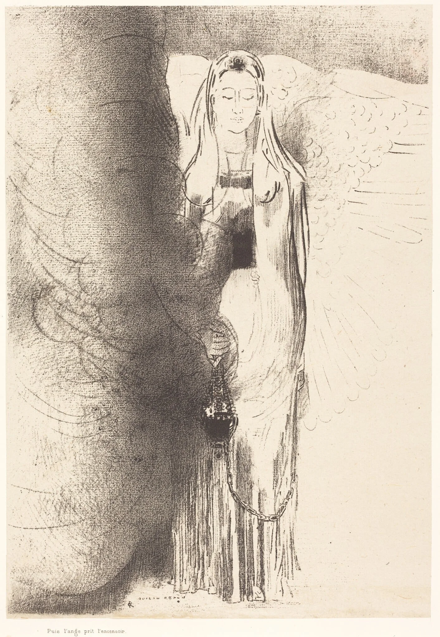 Puis l'ange prit l'encensoir (And the angel took the censer), detail