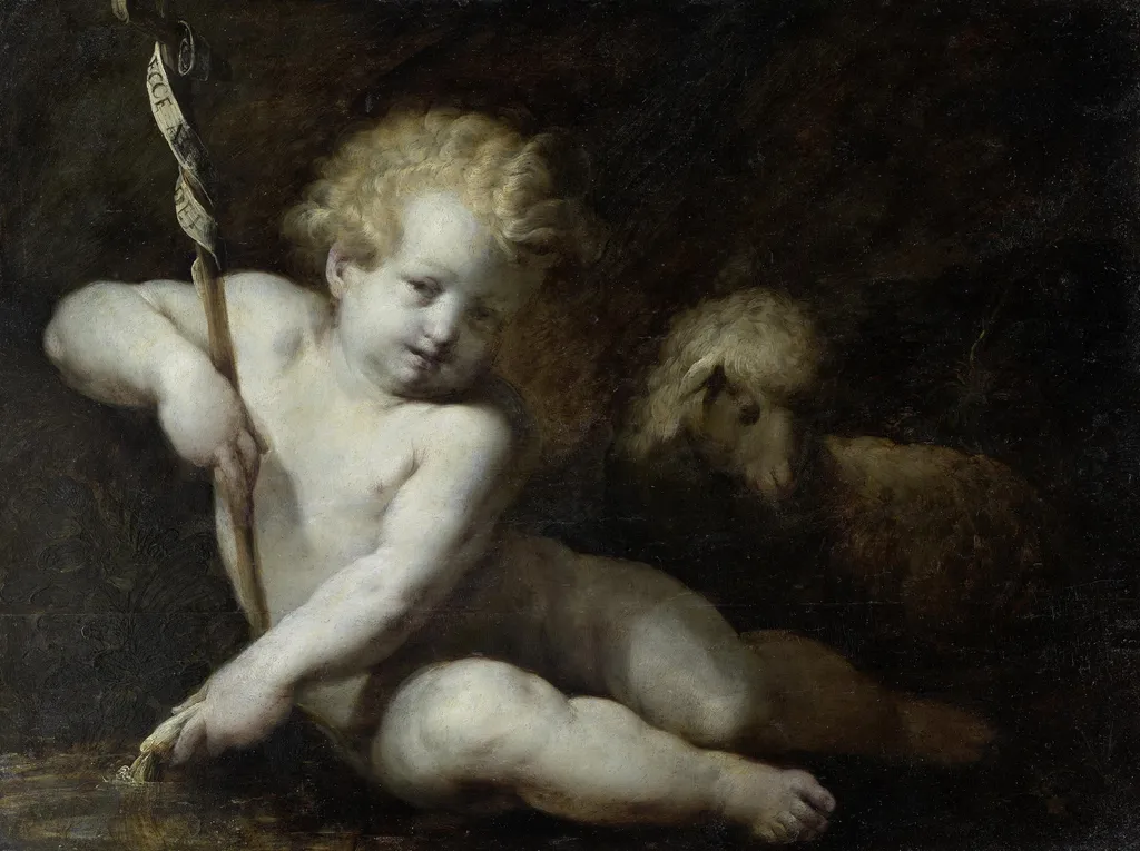 Young St. John, by Giovanni Battista Crespi, paint, 1620